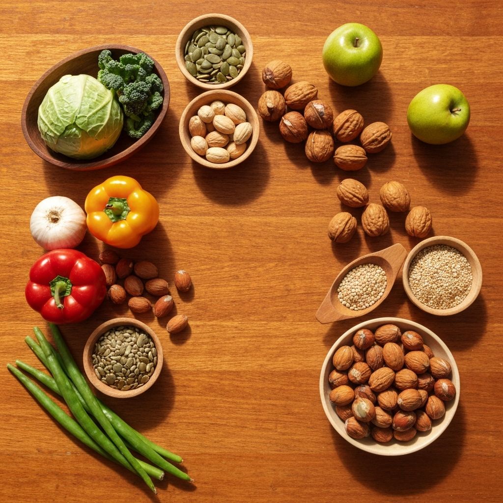 Natürliche Lebensmittel und Nährstoffe